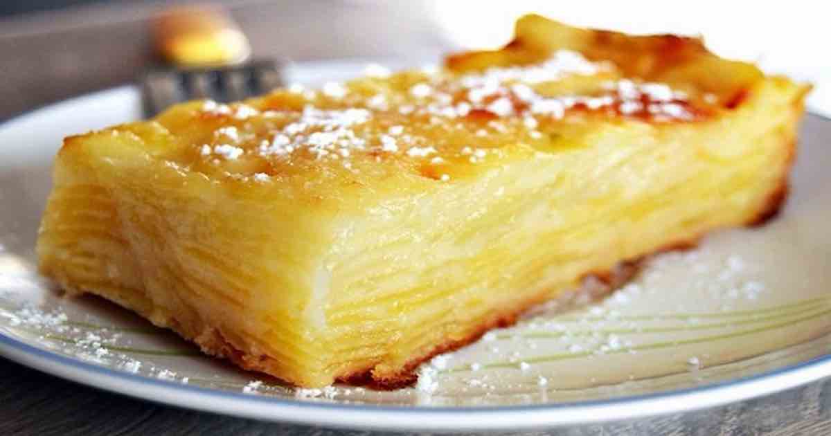 Gâteau invisible aux pommes