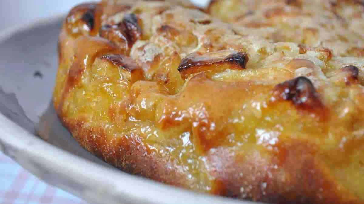 Moelleux aux pommes et sa croûte croustillante