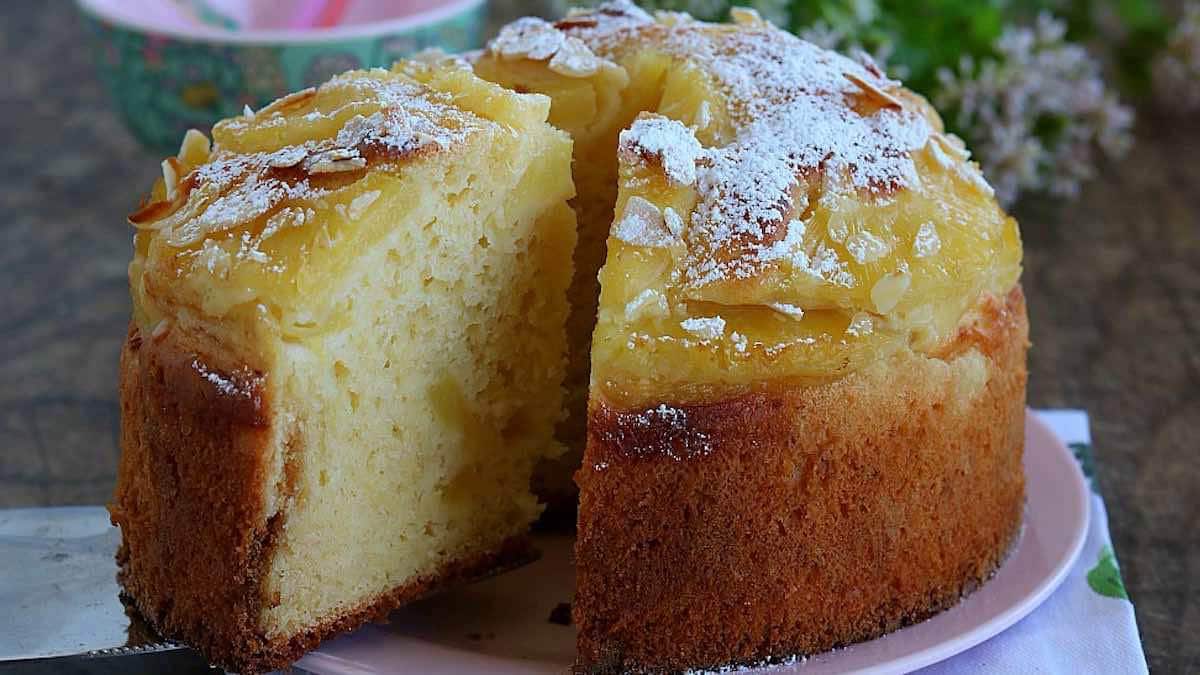 Gâteau à l'ananas et au yaourt