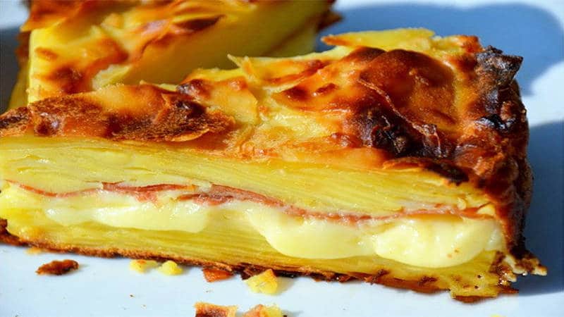 Gâteau Invisible Raclette à la Pomme de terre