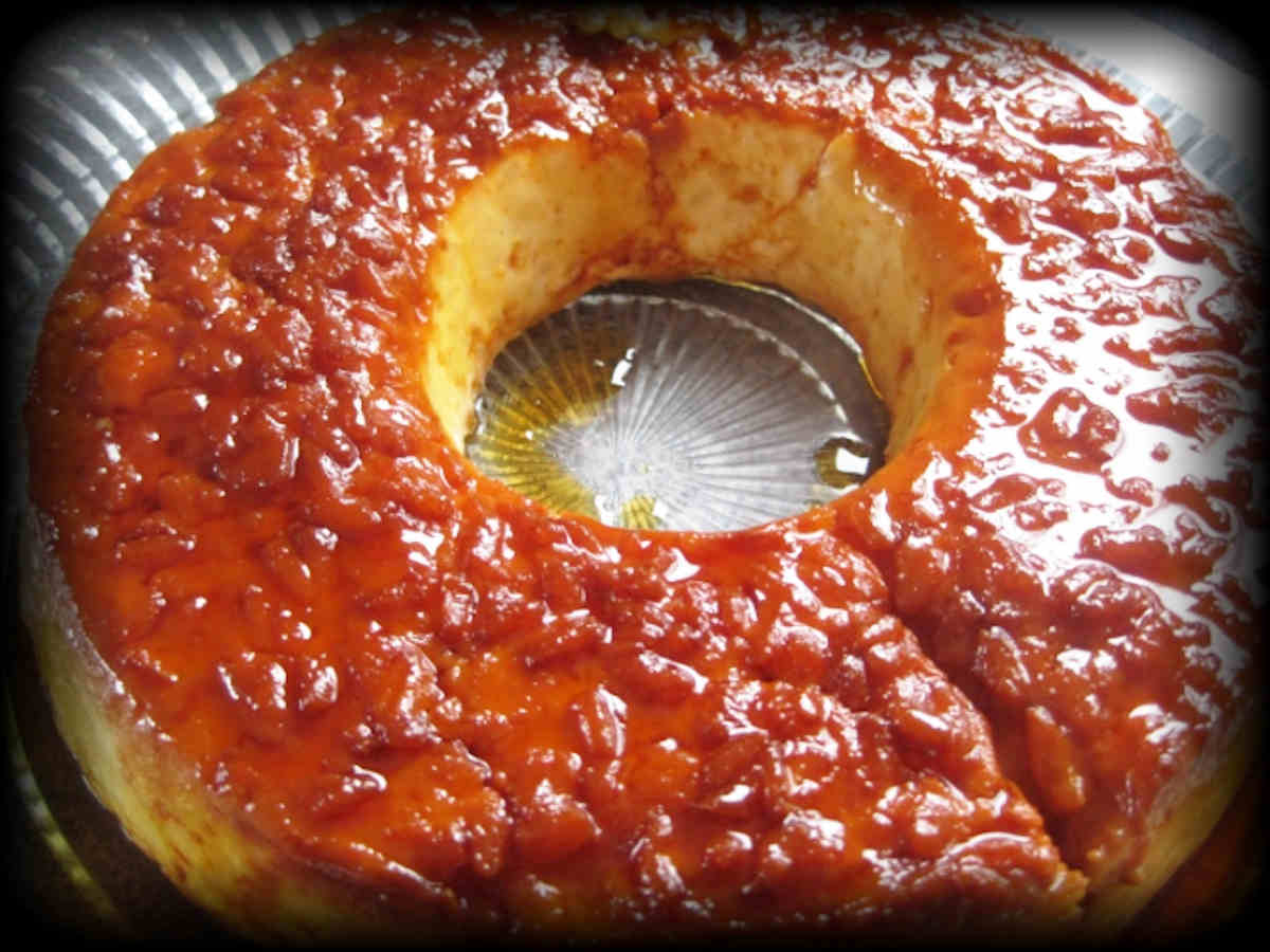 Gâteau de riz au caramel