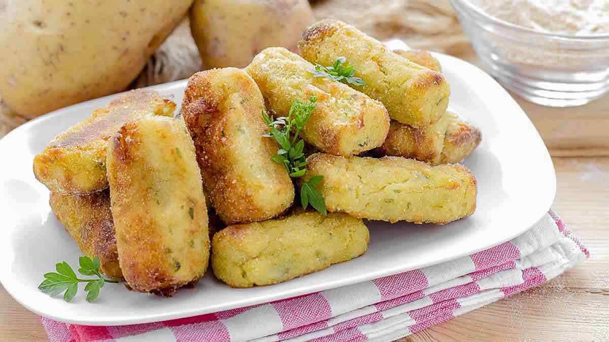 croquettes de pommes de terre au four