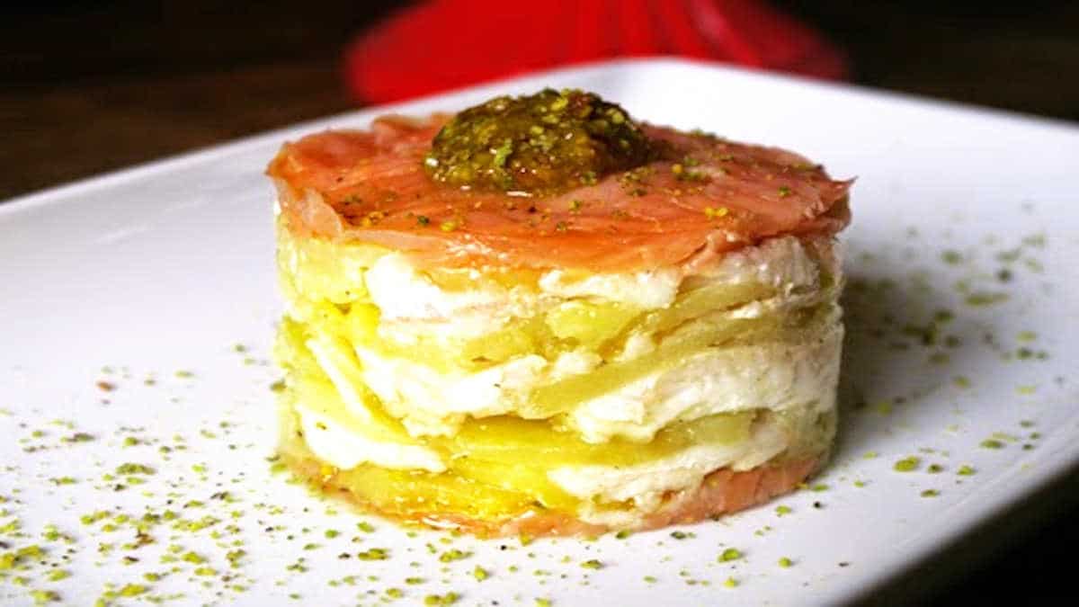 pommes de terre au saumon fumé au four