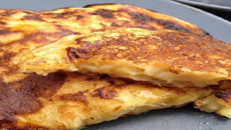 Crêpes light pommes fromage blanc