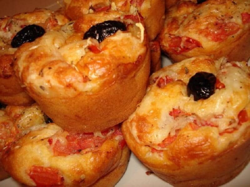 Muffin salé façon pizza