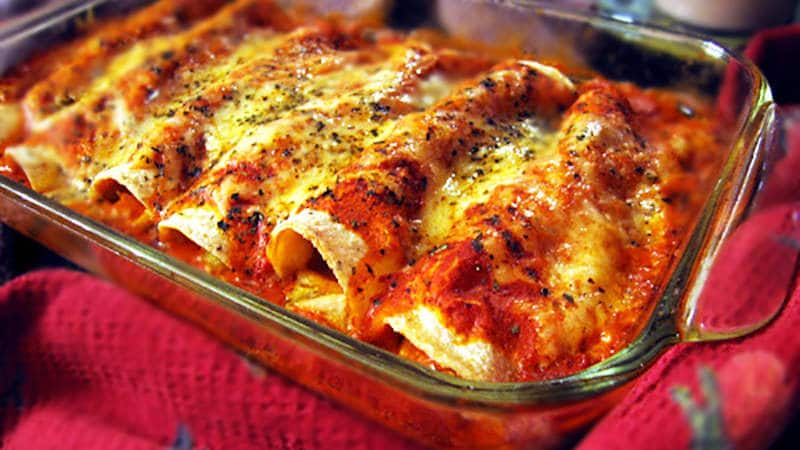 Enchiladas au Poulet