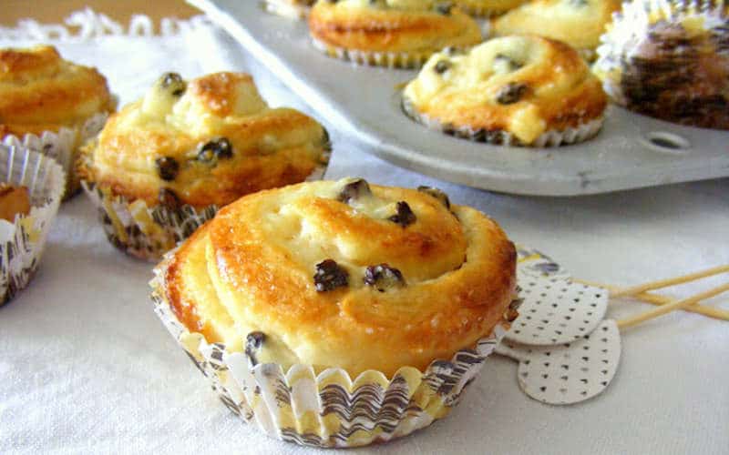 Escargots briochés au fromage