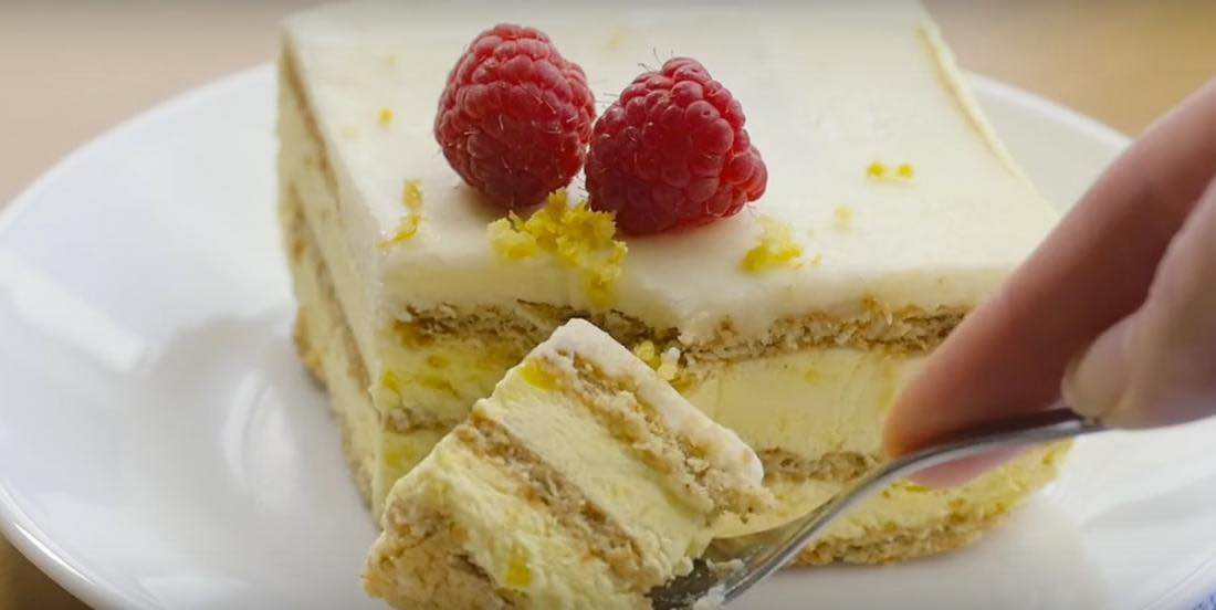 Gâteau au citron sans cuisson
