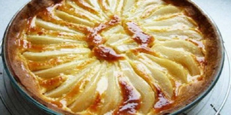 Tarte fondante à la poire