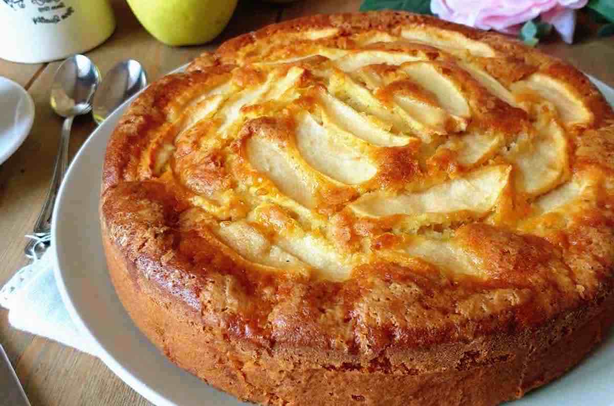 gâteau moelleux aux pommes