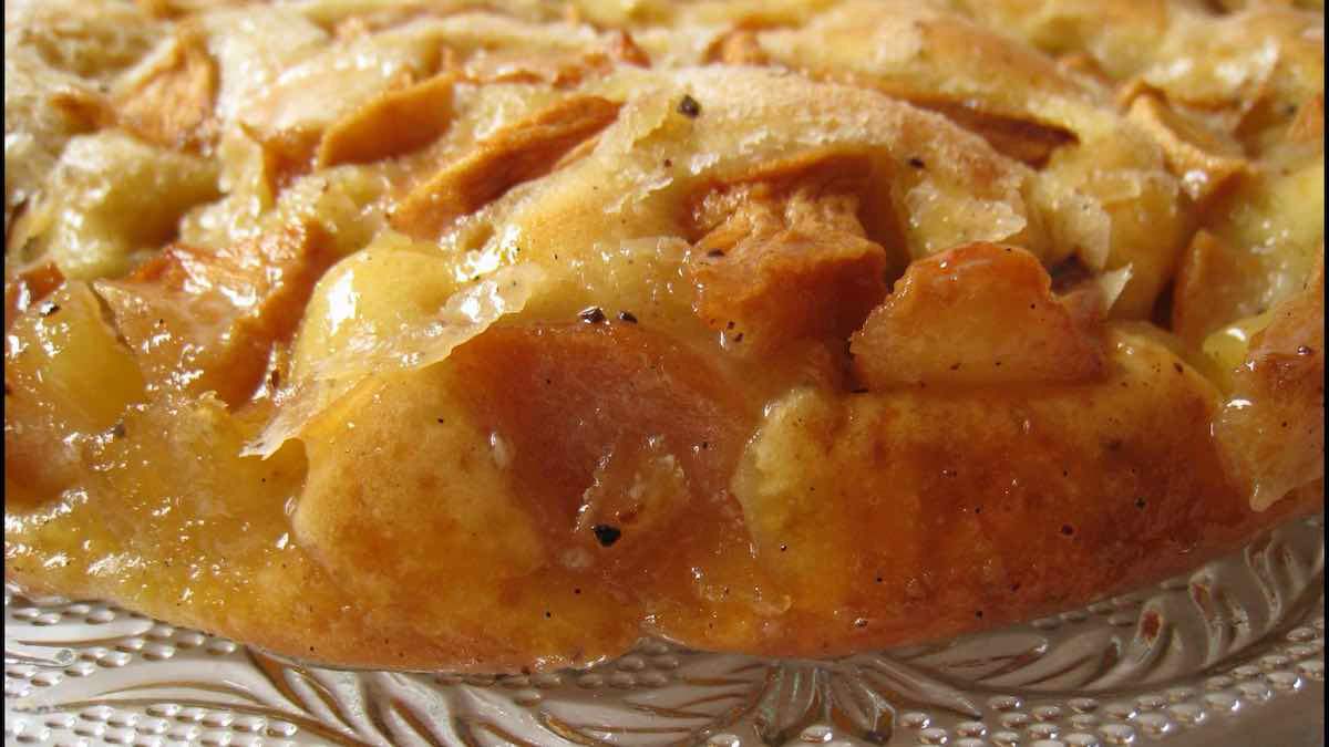 Moelleux aux pommes et sa croûte croustillante