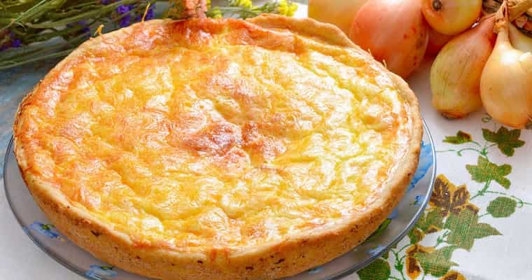 Tarte à l’oignon et au fromage blanc