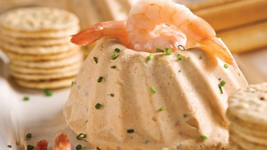 mousse de crevettes