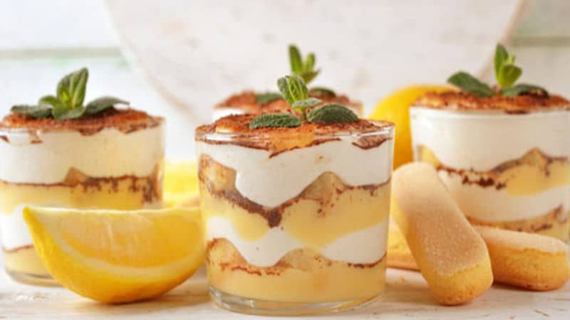 Recette italienne tiramisu au limoncello