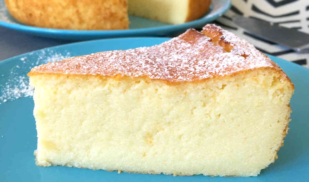 Gâteau italien léger comme un nuage