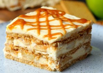 Tarte aux pommes crémeuse