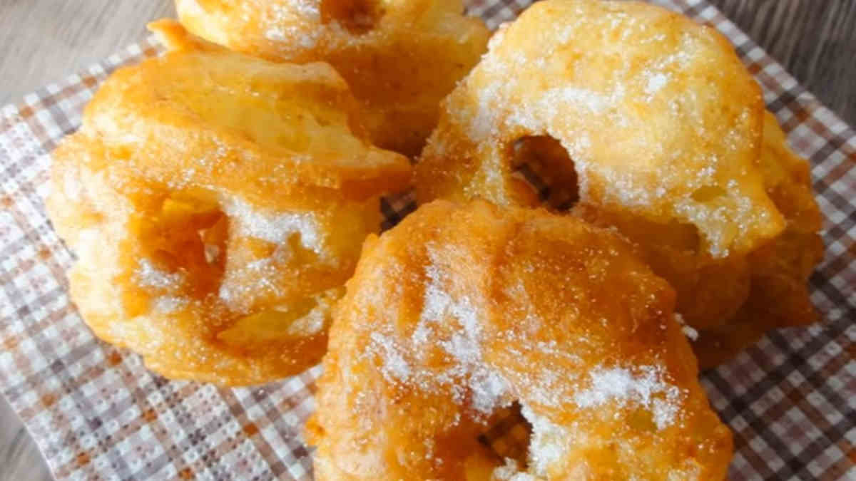beignets aux pommes faciles