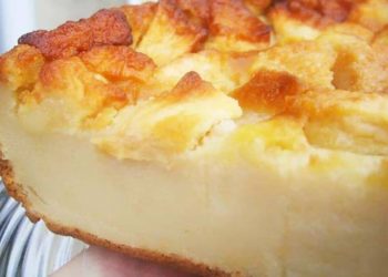 Gâteau flan aux pommes