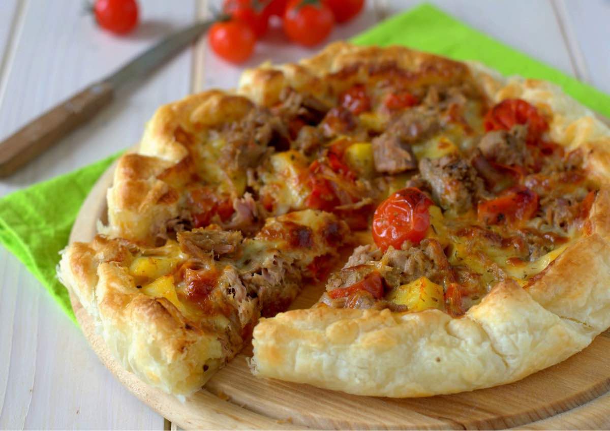 Tarte thon et tomate