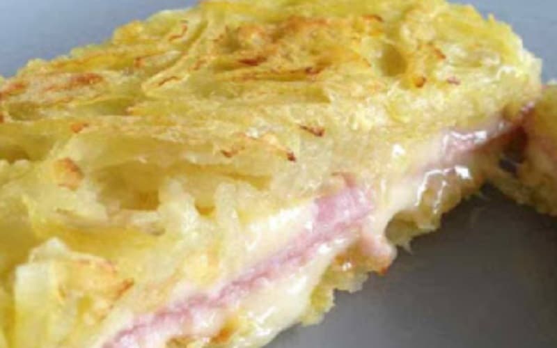 Croque monsieur de pomme de terre