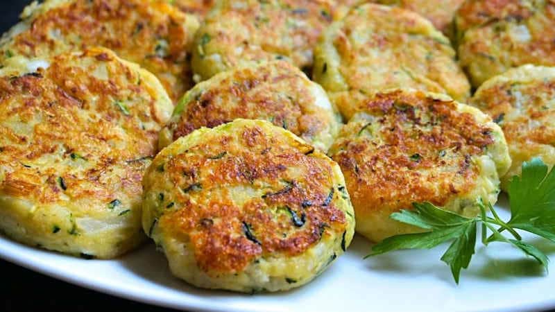 Galettes de courgettes et pommes de terre
