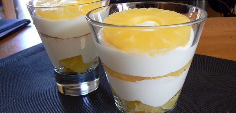 Mousse à l’ananas: Une mousse très très légère !