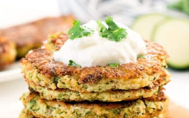 BEIGNETS DE COURGETTES KETO