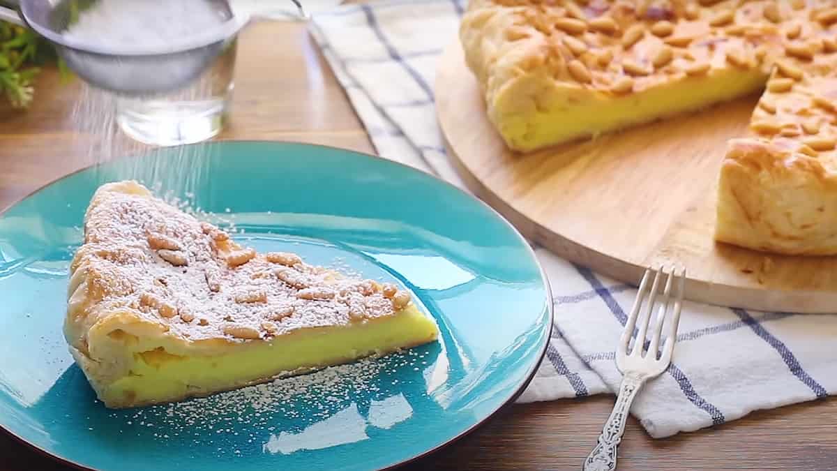 GÂTEAU A LA CRÈME PÂTISSIÈRE AU CITRON