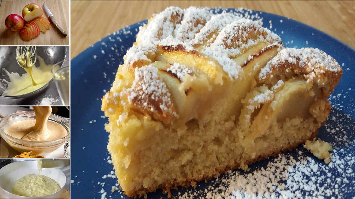 Gâteau aux pommes de grand-mère