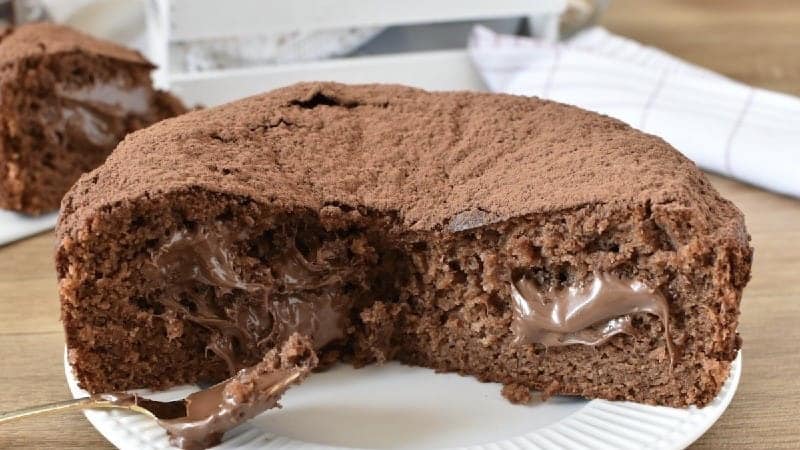Gâteau à la ricotta et au Nutella