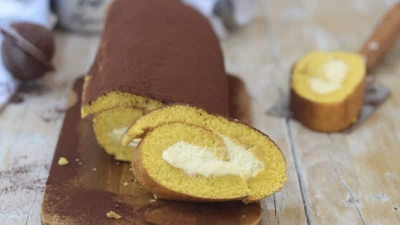 Rouleau Tiramisu à la crème de mascarpone