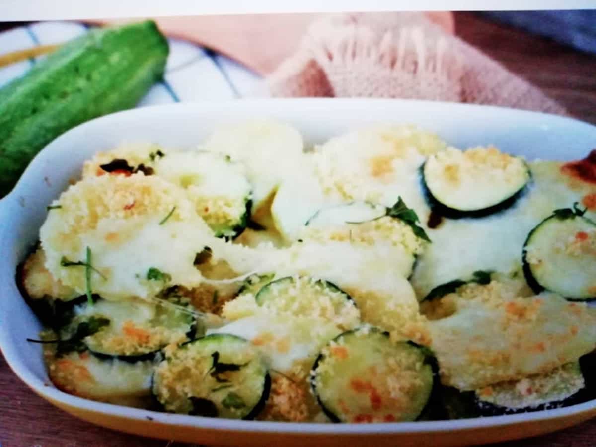 courgettes et pommes de terre au parmesan