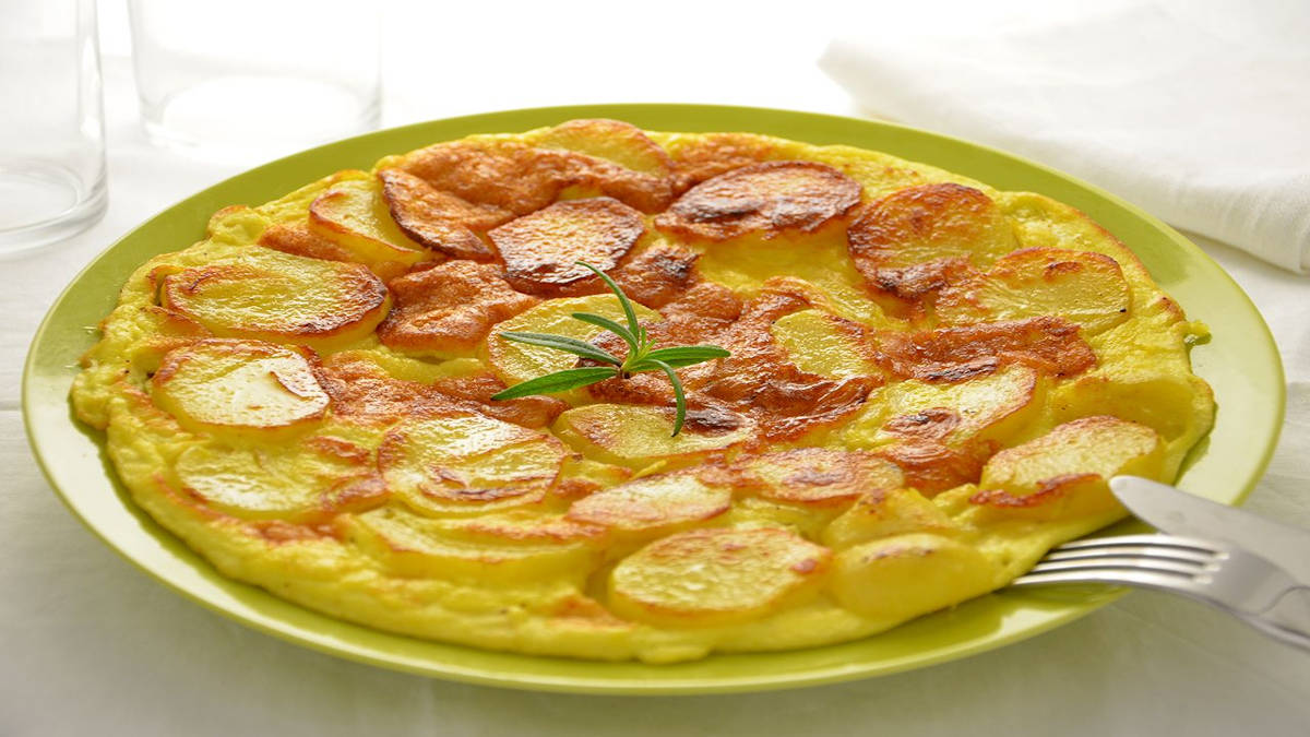 Omelette aux pommes