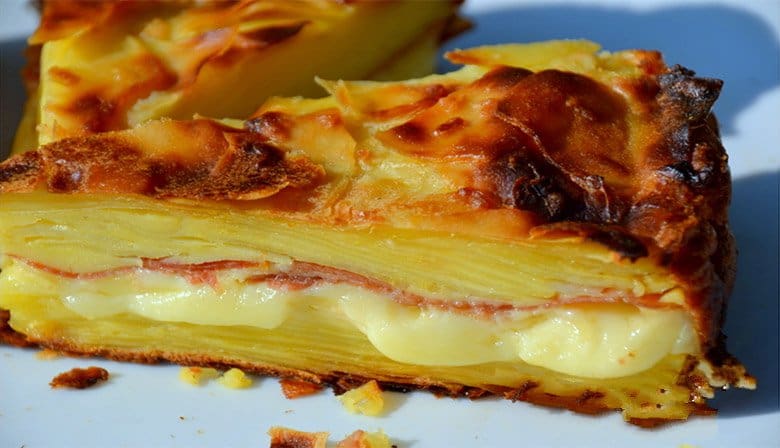 Gâteau Invisible Raclette à la Pomme de terre