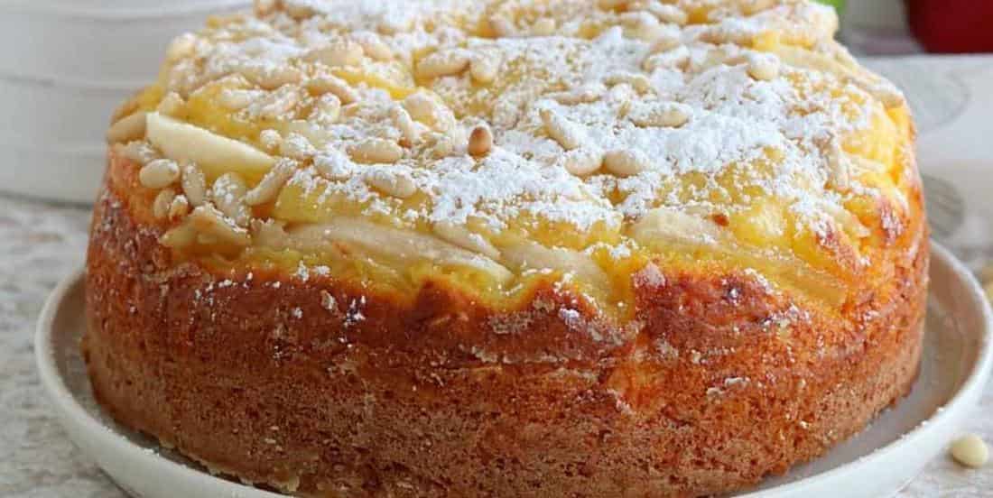 Tarte-gâteau gourmande aux pommes