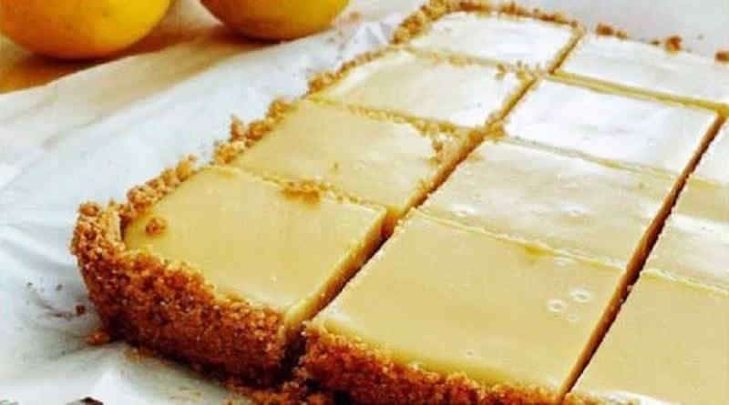CARRÉS CRÉMEUX AU CITRON