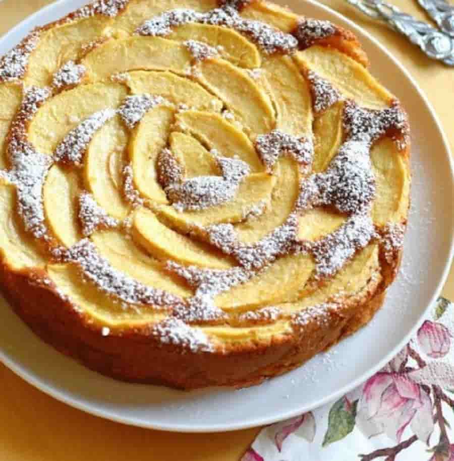 Gâteau parfait aux pommes sans beurre