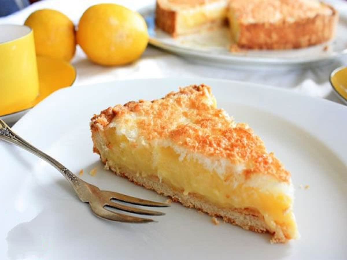 Tarte au citron et au coco