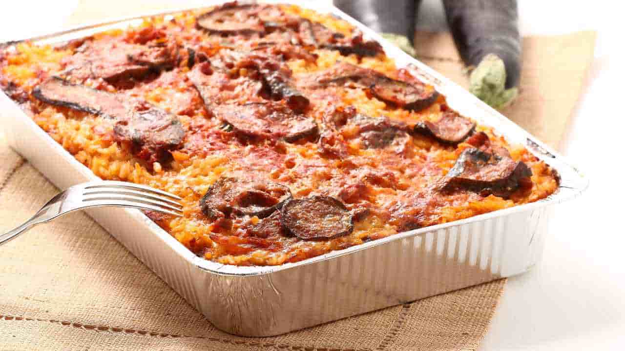 Flan de riz au parmesan