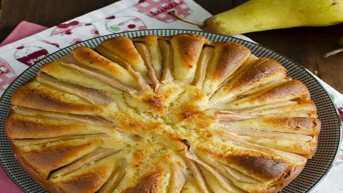 Gâteau aux poires et au fromage