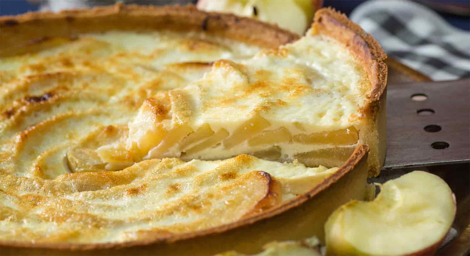 tarte aux pommes sans farine