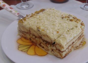 Biscuit tiramisu à la pistache et au chocolat blanc