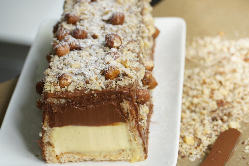 Bûche de Noël chocolat,