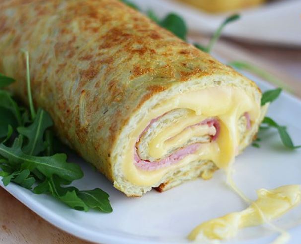 Roulé de pommes de terre