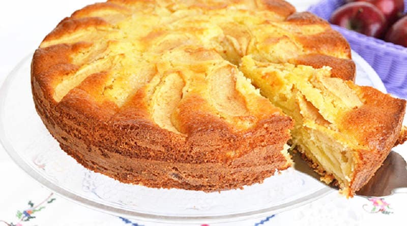 Gâteau aux pommes et mascarpone