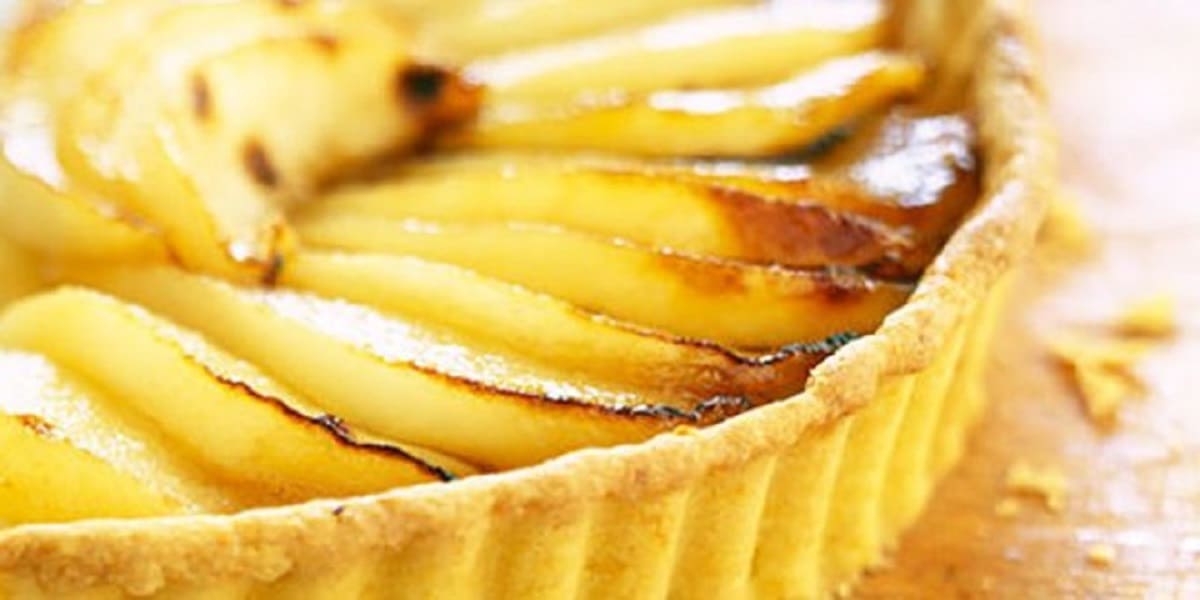 Tarte aux poires fraîches
