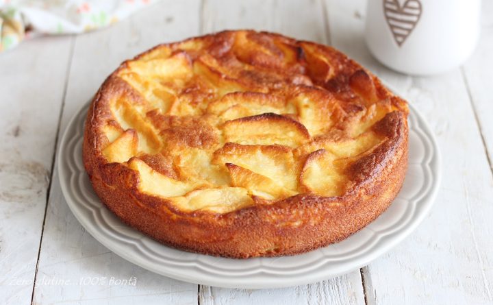 Tarte aux pommes légère