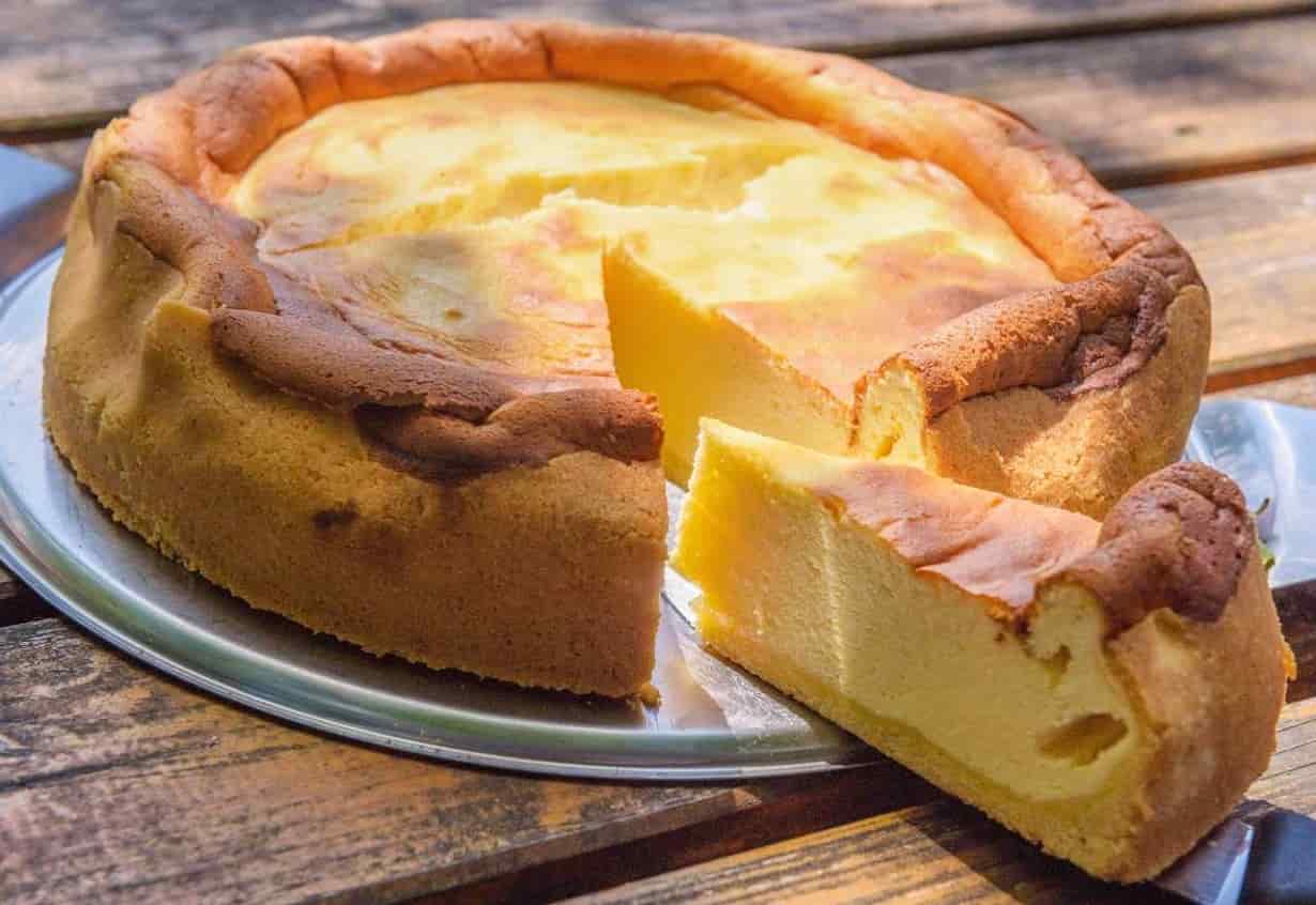 Gâteau au lait crémeux léger