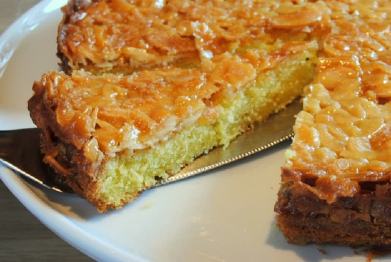 Gâteau Tosca aux amandes caramélisées