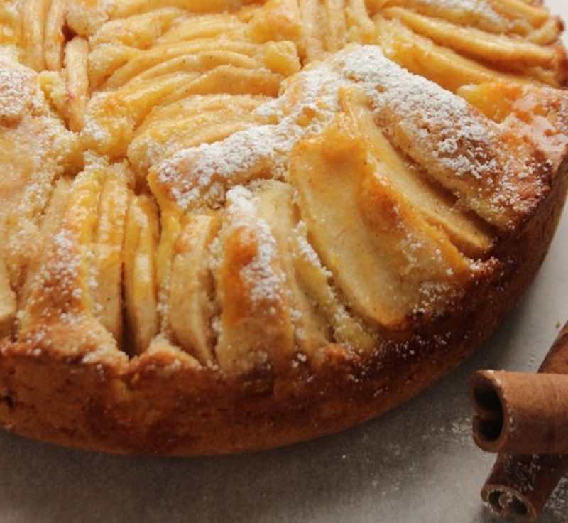 Tarte aux pommes à la cannelle